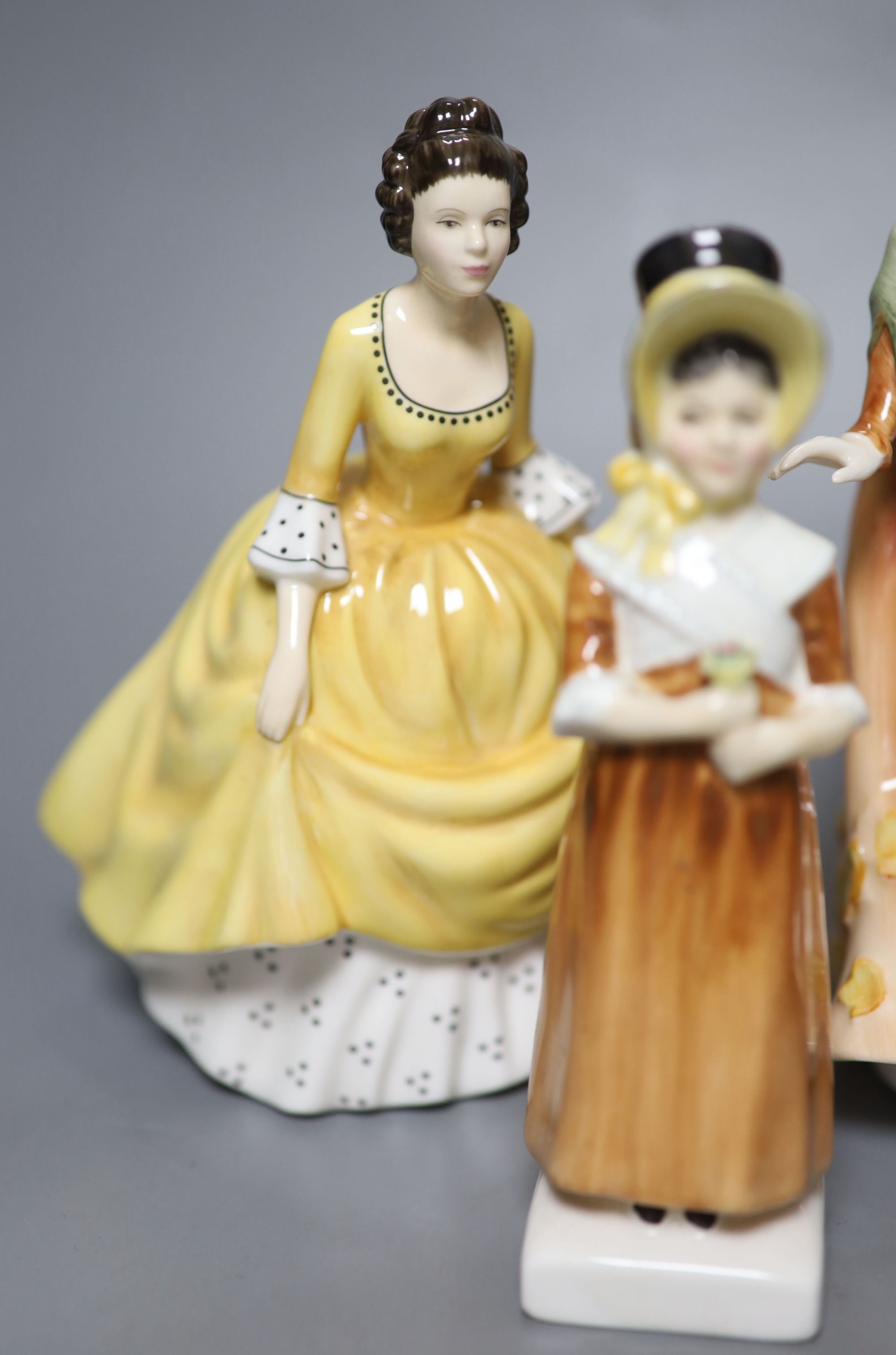 Five Royal Doulton figures